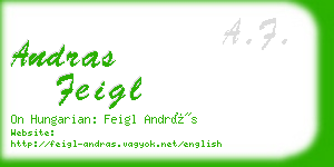 andras feigl business card